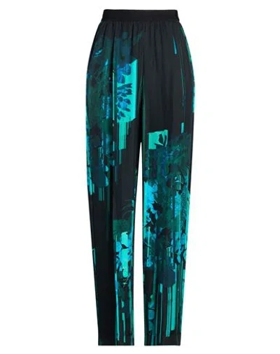 Agnona Woman Pants Black Size 4 Viscose, Silk