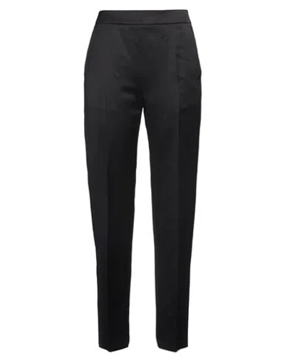Agnona Woman Pants Black Size 8 Viscose, Cotton, Elastane