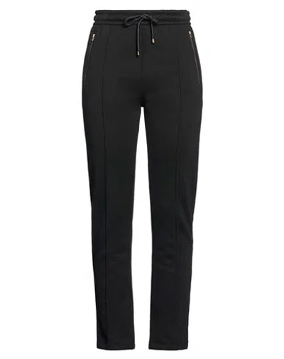 Agnona Woman Pants Black Size S Cotton, Cashmere