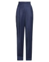 Agnona Woman Pants Blue Size 4 Wool