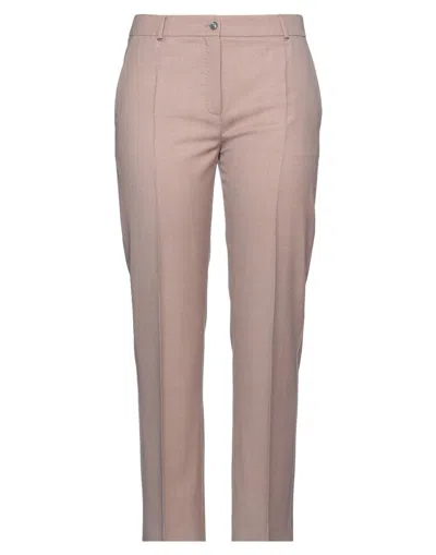 Agnona Woman Pants Blush Size 12 Wool In Pink