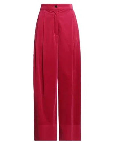 Agnona Woman Pants Fuchsia Size 4 Cotton In Pink