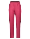 Agnona Woman Pants Garnet Size 12 Polyester, Wool, Elastane, Cotton In Red