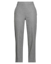 Agnona Woman Pants Grey Size 4 Wool, Cashmere In Gray