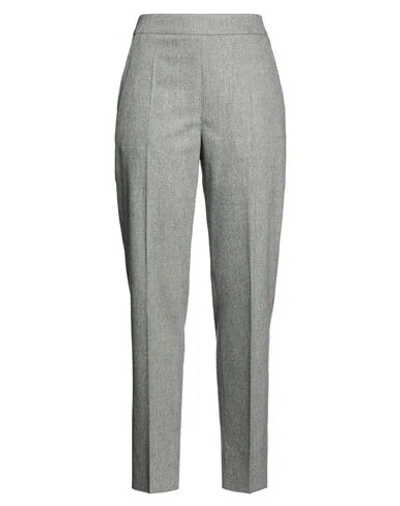 Agnona Woman Pants Grey Size 6 Wool, Cashmere, Elastane In Green