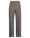 Agnona Woman Pants Khaki Size 14 Cashmere, Wool