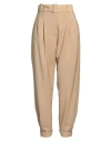 Agnona Woman Pants Khaki Size 4 Wool, Mohair Wool