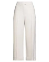 Agnona Woman Pants Light Grey Size 4 Wool, Elastane In Gray