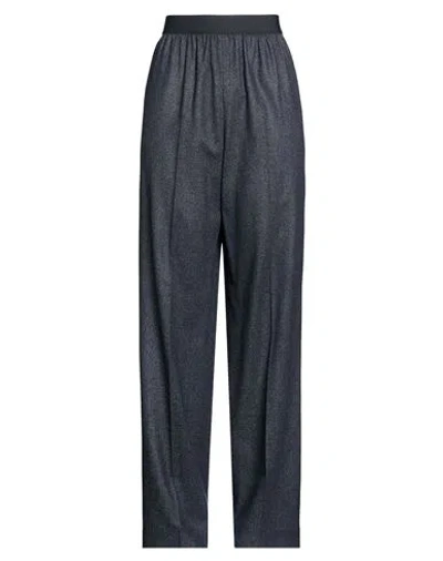 Agnona Woman Pants Midnight Blue Size 2 Wool, Viscose, Elastane