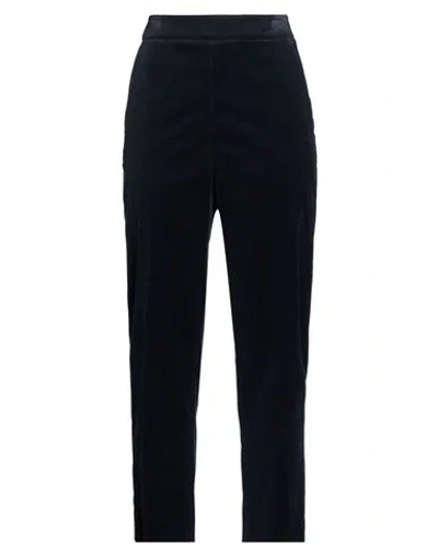 Agnona Woman Pants Midnight Blue Size 4 Cotton, Cashmere, Elastane