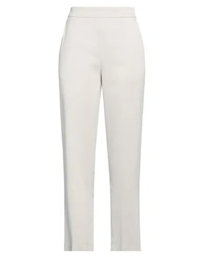 Agnona Woman Pants Off White Size 8 Viscose, Elastane, Cotton