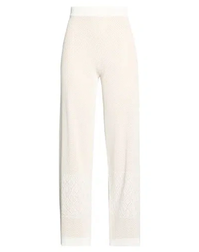Agnona Woman Pants White Size S Viscose