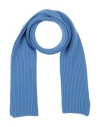 Agnona Woman Scarf Azure Size - Cashmere In Blue