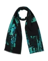 Agnona Woman Scarf Midnight Blue Size - Cotton