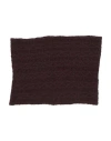Agnona Woman Scarf Plum Size - Cashmere In Brown