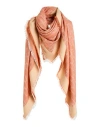 Agnona Woman Scarf Rust Size - Cashmere, Cotton, Silk In Red