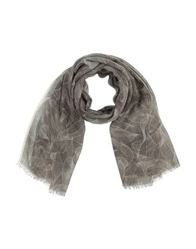 Agnona Woman Scarf Taupe Size - Cashmere In Grey
