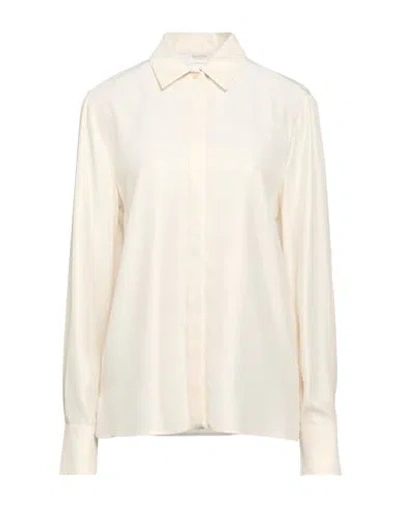 Agnona Woman Shirt Platinum Size 2 Silk In Pink