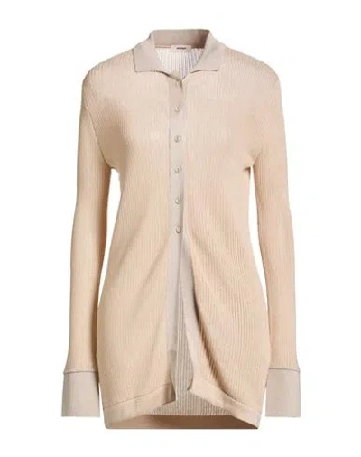 Agnona Woman Shirt Sand Size S Cashmere In Neutral