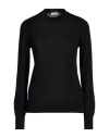 Agnona Woman Sweater Black Size L Cashmere, Silk