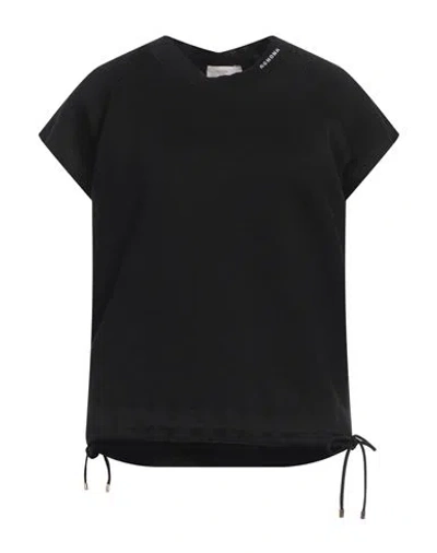 Agnona Woman Sweater Black Size L Cotton, Silk
