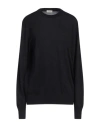 Agnona Woman Sweater Black Size Xl Cashmere, Silk