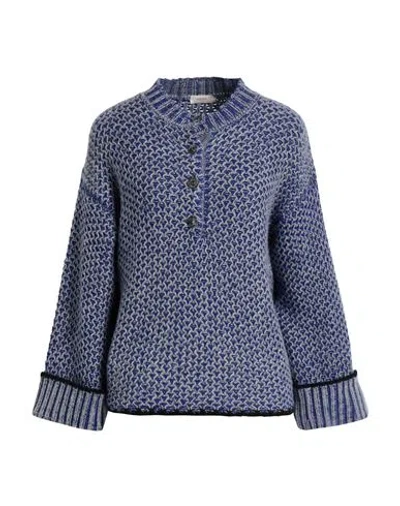Agnona Woman Sweater Blue Size S Cashmere