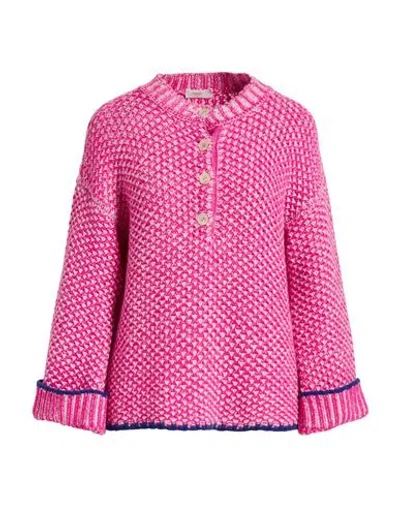 Agnona Woman Sweater Fuchsia Size S Cashmere In Pink