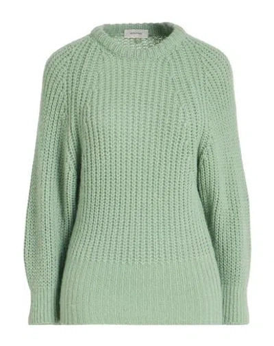 Agnona Woman Sweater Light Green Size L Wool, Cashmere