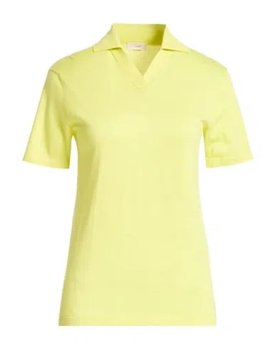 Agnona Woman Sweater Lime Green Size L Silk, Cotton In Multi