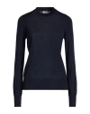 Agnona Woman Sweater Midnight Blue Size L Cashmere, Silk In Blue
