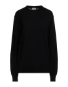 Agnona Woman Sweater Midnight Blue Size M Cashmere, Silk
