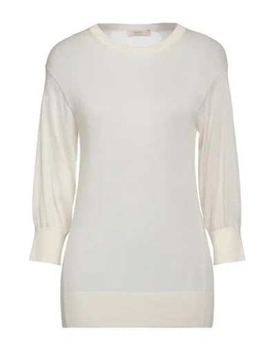 Agnona Woman Sweater Off White Size L Cashmere