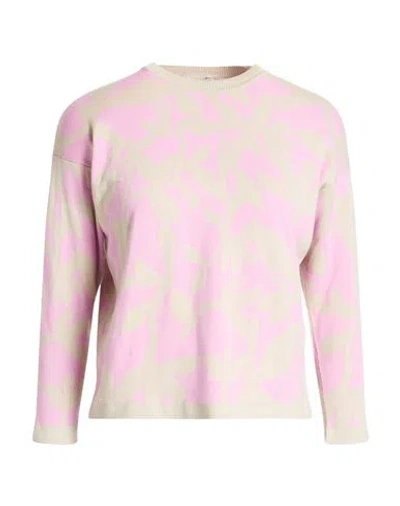 Agnona Woman Sweater Pink Size Xl Cotton, Cashmere, Metal