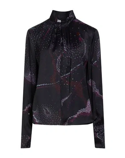 Agnona Woman Top Dark Purple Size 4 Viscose, Wool In Blue