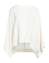 Agnona Woman Top Ivory Size 8 Viscose, Acetate In White