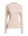 Agnona Woman Turtleneck Blush Size L Cashmere In Pink