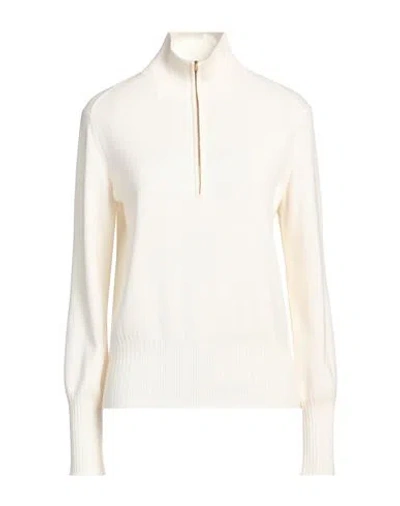 Agnona Woman Turtleneck Ivory Size S Cashmere In Neutral