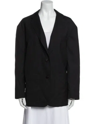 Pre-owned Agnona Wool Blazer In Black