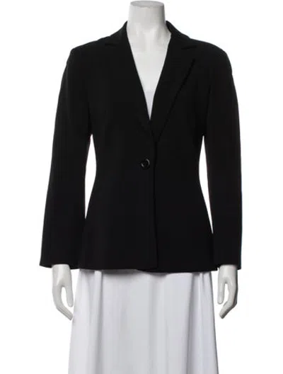 Pre-owned Agnona Wool Blazer In Black
