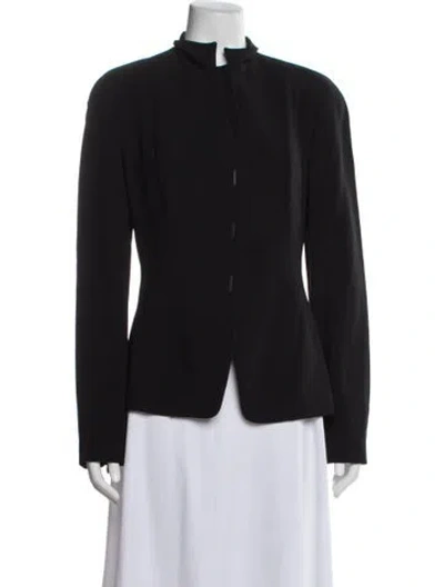 Pre-owned Agnona Wool Blazer In Black