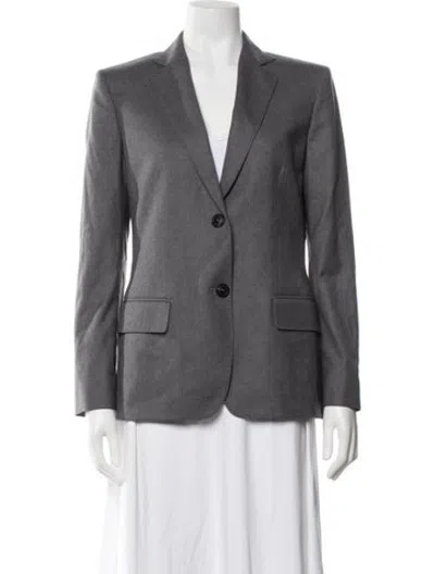 Pre-owned Agnona Wool Blazer In Grey