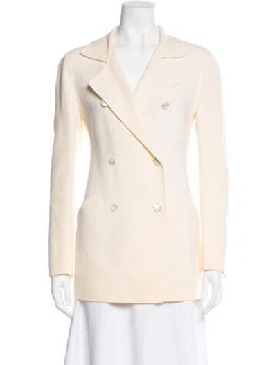 Pre-owned Agnona Wool Blazer In Neutral