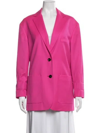 Pre-owned Agnona Wool Blazer In Pink