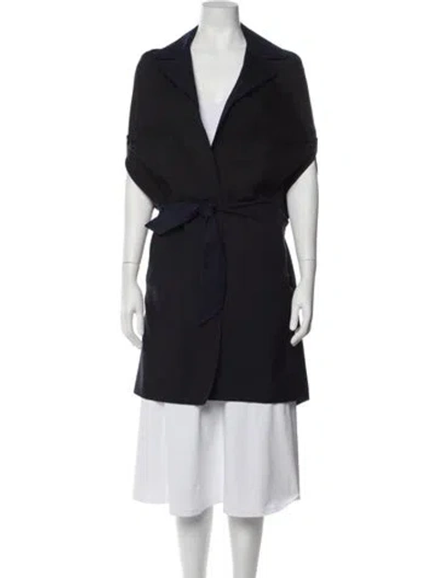 Pre-owned Agnona Wool Coat In Blue