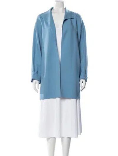 Pre-owned Agnona Wool Jacket In Blue