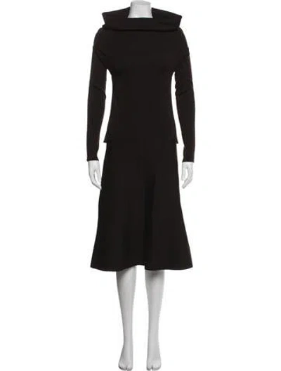 Pre-owned Agnona Wool Skirt Set W/ Tags In Brown