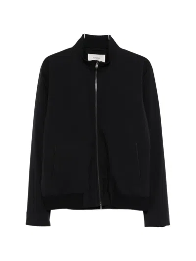 Agnona Zip Jacket In Blue