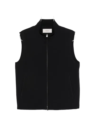 Agnona Zip-up Gilet In Black