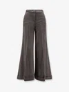 Ago & Filo Corduroy Trousers In Gray